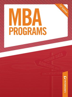 cover image of MBA Programs 2010